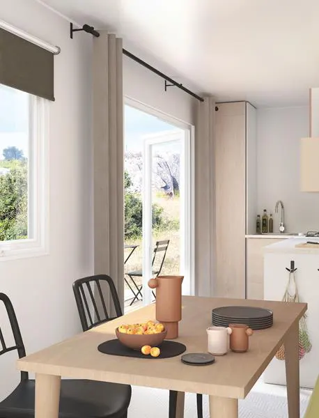 Aiguille Creuse campsite: Mobile Home Interior2