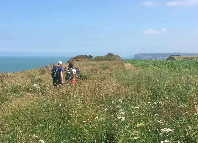 Camping L'aiguille Creuse: Wandelen in Normandië aan zee