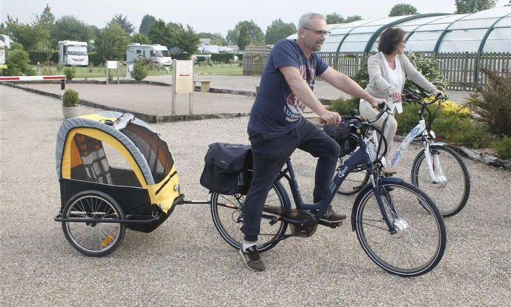 Équipements vélo au Camping 76, L'aiguille Creuse à Etretat