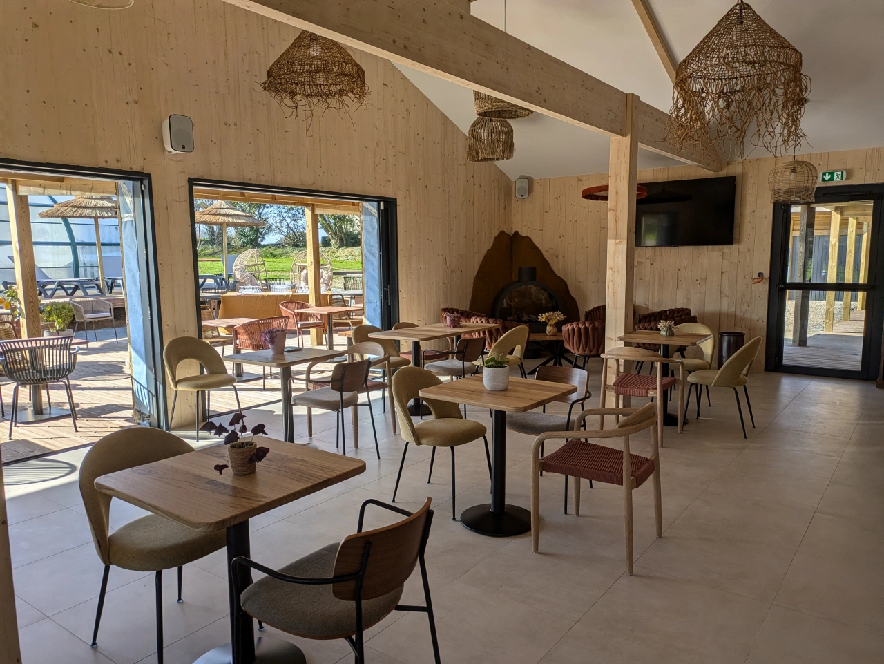 Camping L'aiguille Creuse : Salle