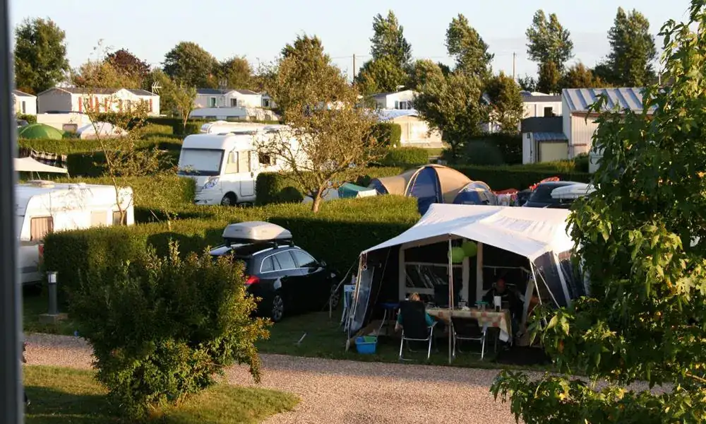 Les emplacements de notre camping
